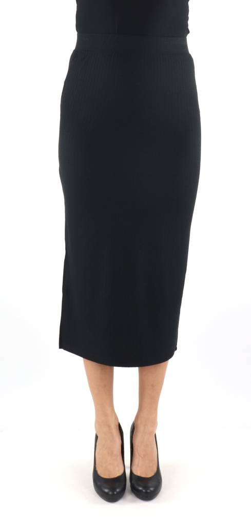 Pieces Skirt mw midi, black - Skirts - 131503 - 1