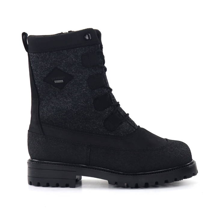 Pomar Kiiruna men's GORE-TEX® felt ankle boots black - Men's ankle boots and boots - 134733 - 1