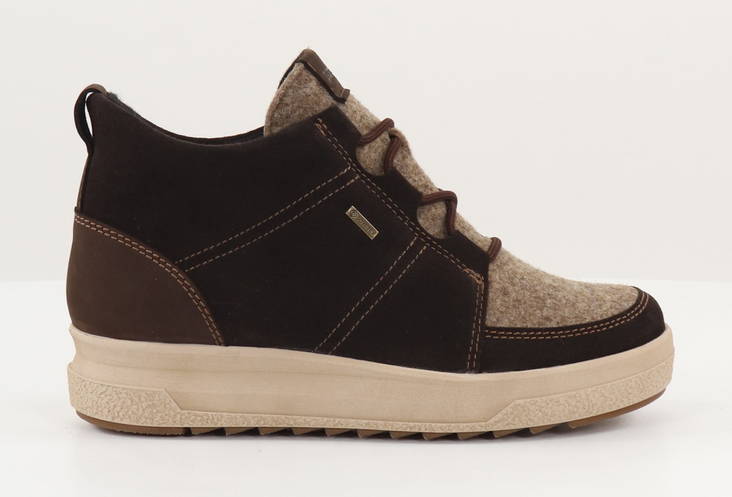 Pomar Nilkkurit Nova bark suede/felt - Women's ankle boots - 131913 - 1