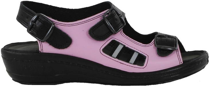 Promena Professional shoes 8076 pink/black - Women's work shoes - 112933 - 1