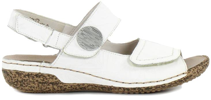 Rieker Sandals V7272-380, White - Women's sandals - 126053 - 1