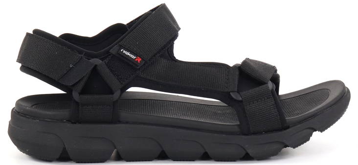 Rieker Sandals 20802-01, black - Men's sandals - 131223 - 1