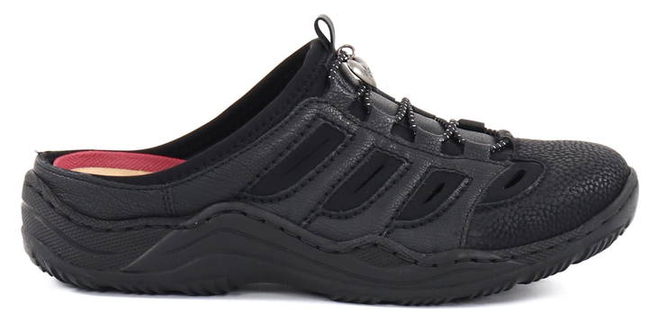 Rieker Mules L0555-00, black - Women's mules - 129353 - 1