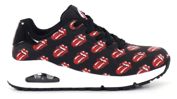 Skechers Sneakers 177964/BKRD Uno Rolling Stones black - Skechers women`s sneakers - 134013 - 1