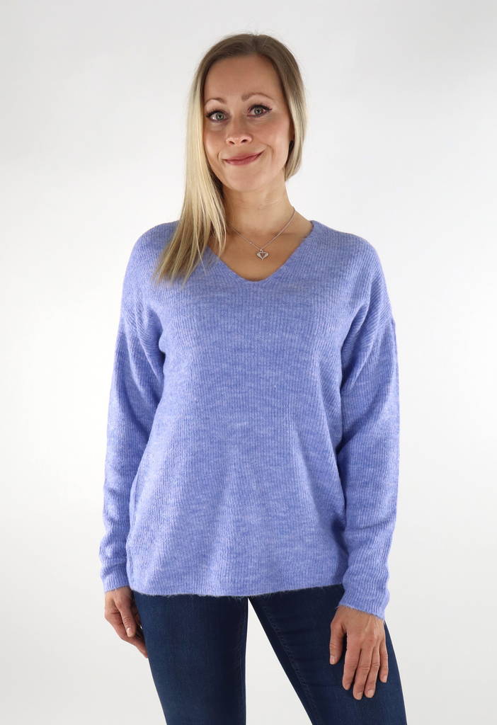 Vero Moda Sweater Crewlefile Jacaranda - Women's knitwear - 134313 - 1