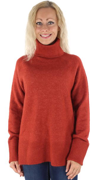 rust knitwear