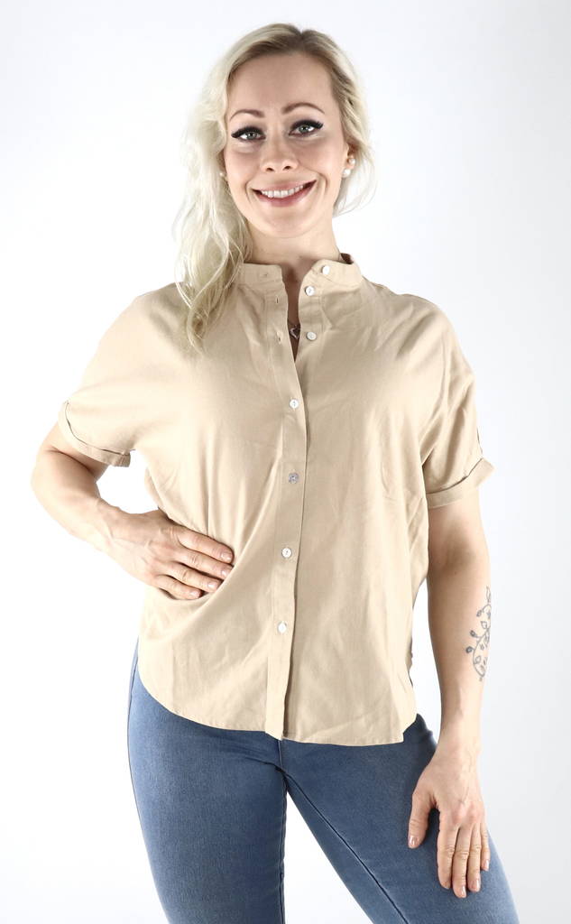 Vila Dress Shirt, light brown - Women's shirts and blouses - 128343 - 1