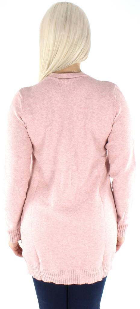 Vila Cardigan Ril open misty rose webstore