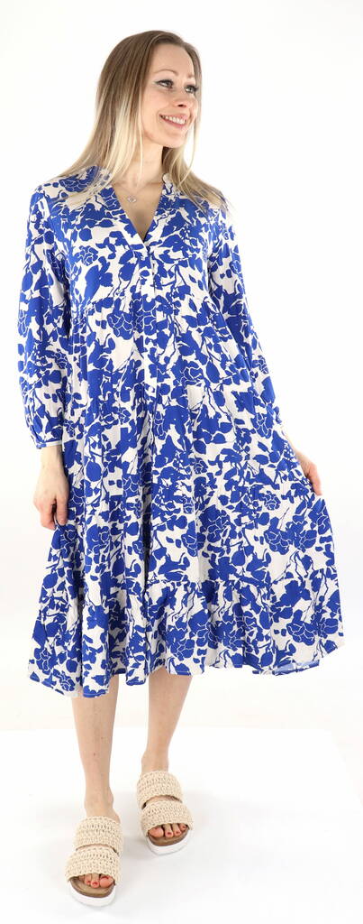 Only dress 7/8 surf / white flow - Dresses and tunics - 135983 - 1