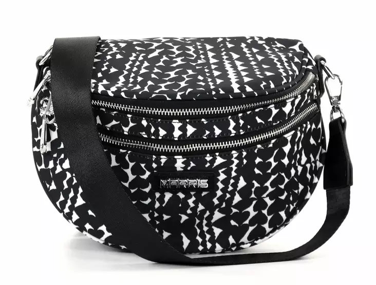 Nabo shoulder bag Marris NK2269 black/white - Handbags - 136093 - 1