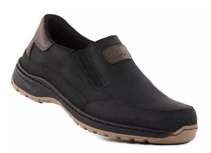 Rieker wide-last walking shoes 03365-00 black - Men's walking shoes - 138863 - 1