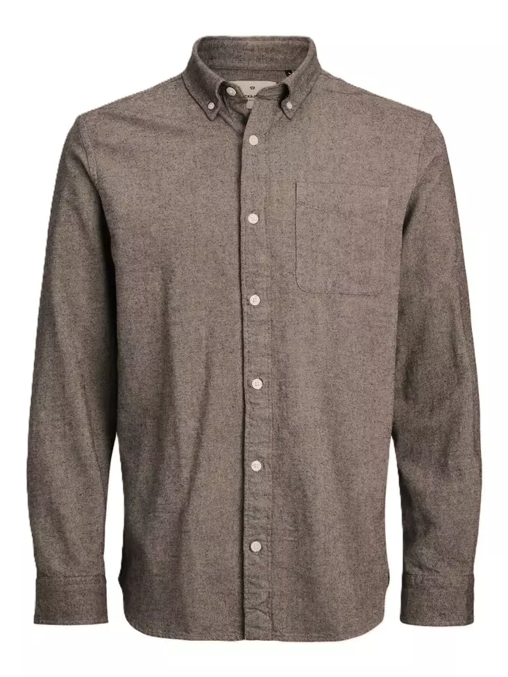 Jack&Jones Shirt JPRBLURBROOK TWILL malt ball - Men's dress shirts - 139213 - 1