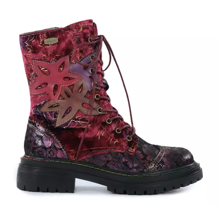 Laura Vita women's ankle boots Kandyo 83 rouge - Women's ankle boots - 139533 - 1