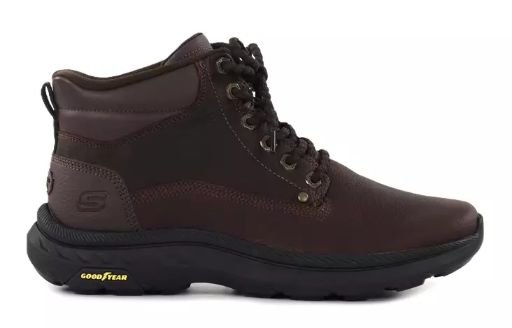 Skechers men's ankle boots 205333/RDBR POLLARD - WAYLON red/brown - Men's ankle boots and boots - 139573 - 1
