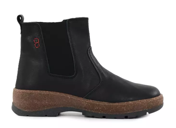 Loretta women's leather ankle boots 7001-304 black - Women's ankle boots - 139673 - 1
