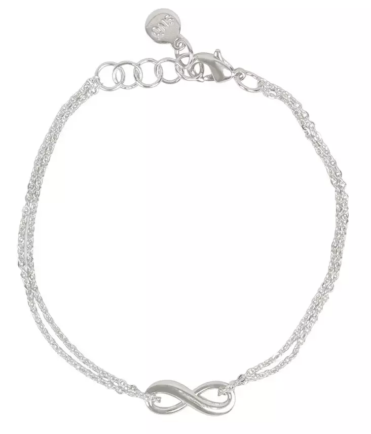 Snö of Sweden Bracelet Everly double chain silver - Bracelets - 141593 - 1
