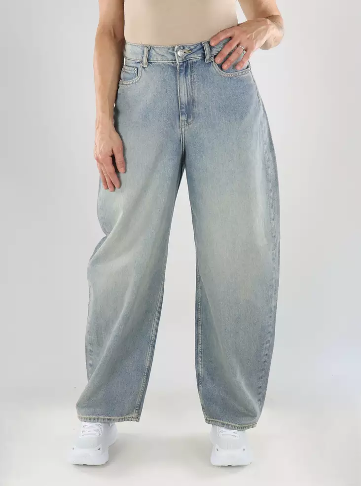 JJXX Jeans JXSAKAI BAGGY BARREL MW blue denim - Women's jeans - 141693 - 1