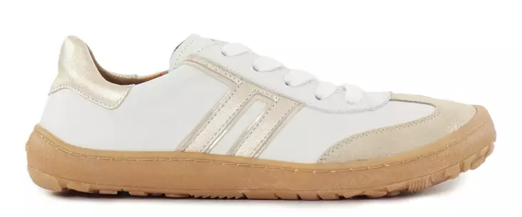 Froddo women's barefoot shoes Barefoot F-Motion G3130268-8 white/gold - Barefoot shoes - 138083 - 1