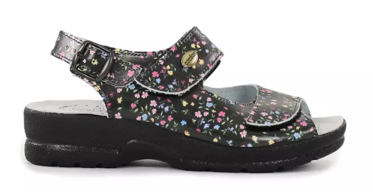 Golden Fit women's sandals/work shoes 696 fant14 floral pattern - Women's work shoes - 139303 - 1