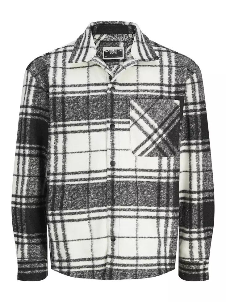 Jack&Jones men's checkered jacket Collective cloud dancer - Men's jackets - 136913 - 1