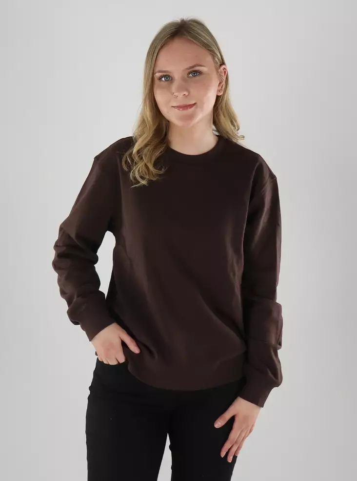 JDY Sweatshirt JDYAMALFI LIFE coffee bean - Women's hoodies and colleges - 141303 - 1