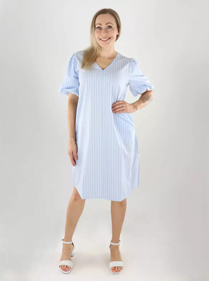 JDY dress 2/4 midi cashmere blue - Dresses and tunics - 140973 - 1