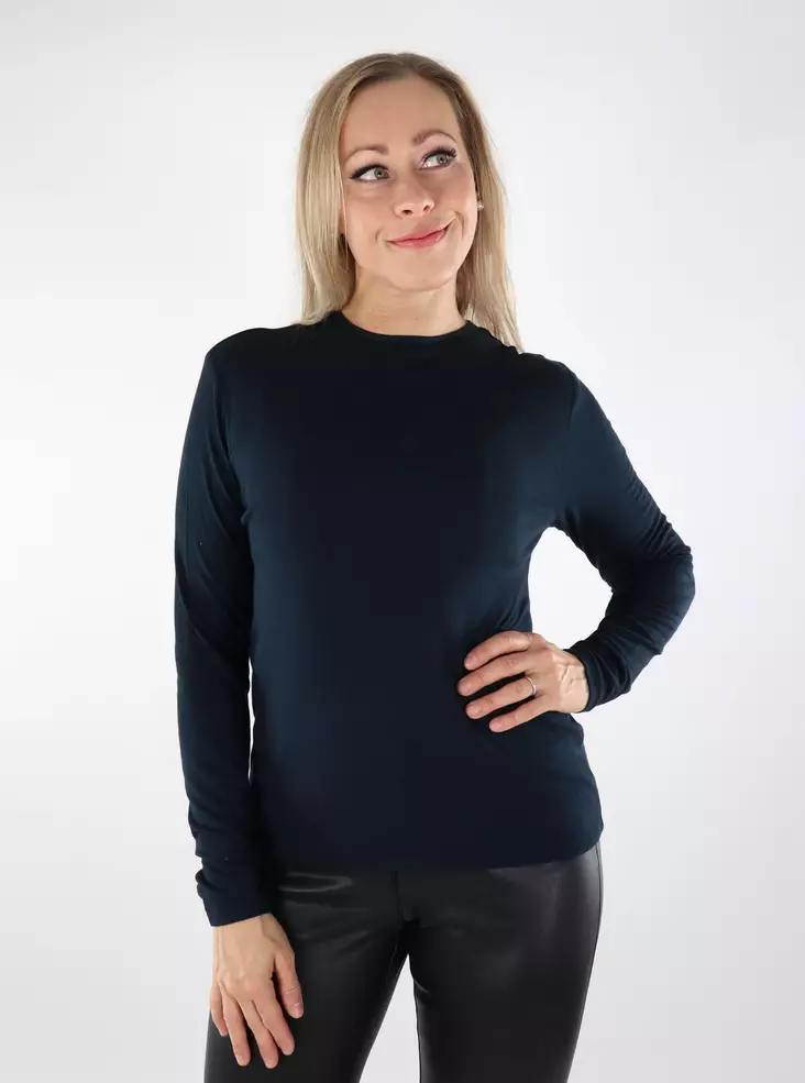 JDY women's Jersey Shirt Como Bamboo sky Captain - Women's long sleeved shirts - 136853 - 1