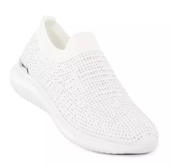 Migant women's glitter sneakers A923-129 white - Migant women`s sneakers - 138063 - 1