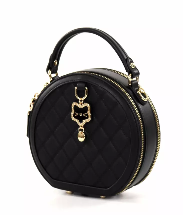 Nabo round shoulder bag NK4032 black - Handbags - 137203 - 1