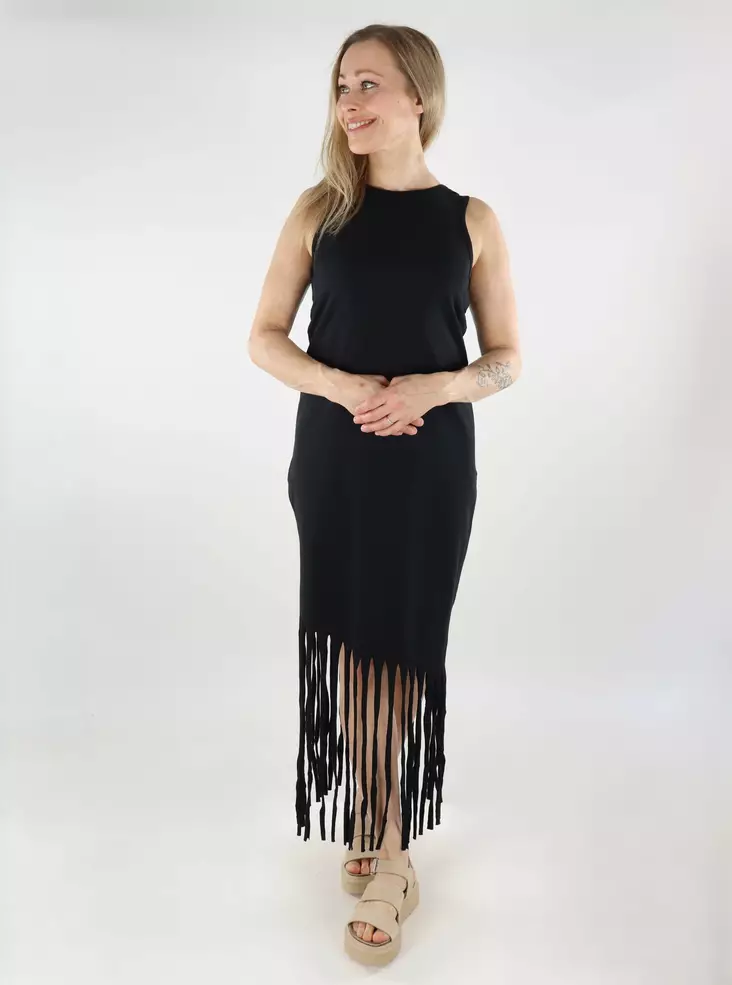 Only fringe dress Fringe black/wide fring - Dresses and tunics - 138733 - 1