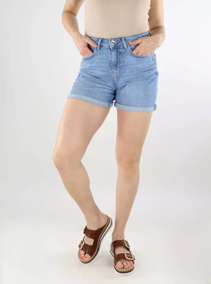 Only women's stretch denim shorts light blue denim - Women's shorts and capris - 138613 - 1