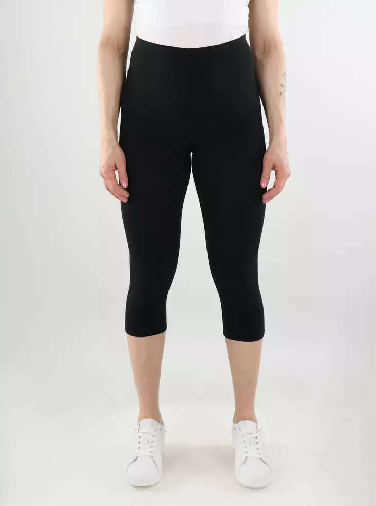 Only women's cotton leggings ONLLIVE Love 3/4 black - Leggings - 138213 - 1