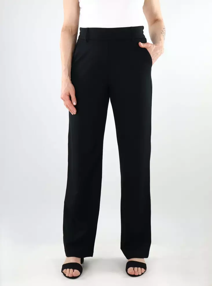 Only women's casual trousers ONLPOPTRASH MW Straight black - Women's trousers - 137963 - 1
