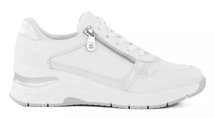 Rieker Wedge Sneakers N9301-80 white - Rieker women`s sneakers - 137803 - 1