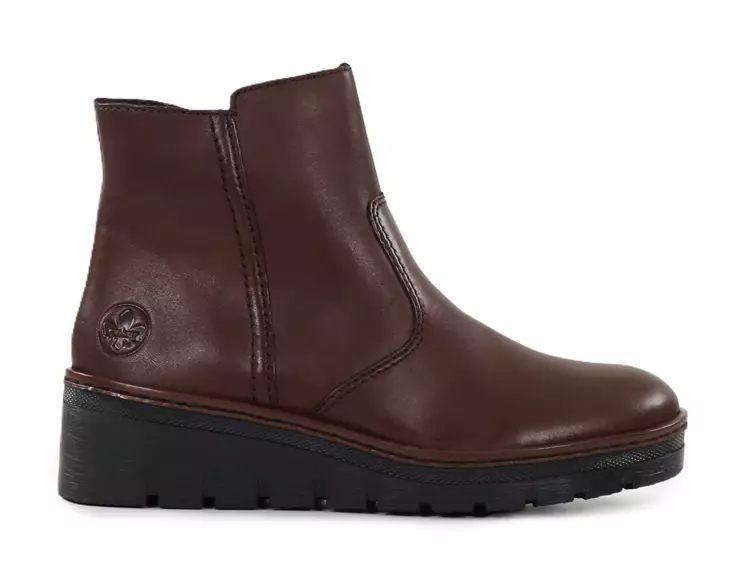 Rieker women's genuine leather ankle boots X9165-27 brown - Rieker ankle boots - 139393 - 1
