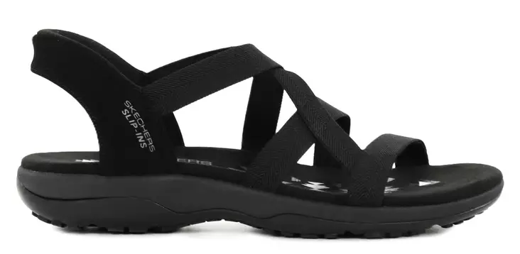 Skechers Women's Slip Ins Sandals 163460/BBK REGGAE SLIM - STRETCH FLEX black - Skechers women`s sandals - 140553 - 1