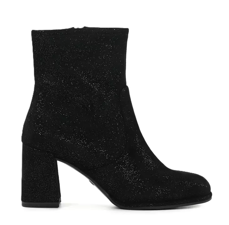 Tamaris women's glitter ankle boots 25057-43 black struct - Tamaris ankle boots - 139753 - 1