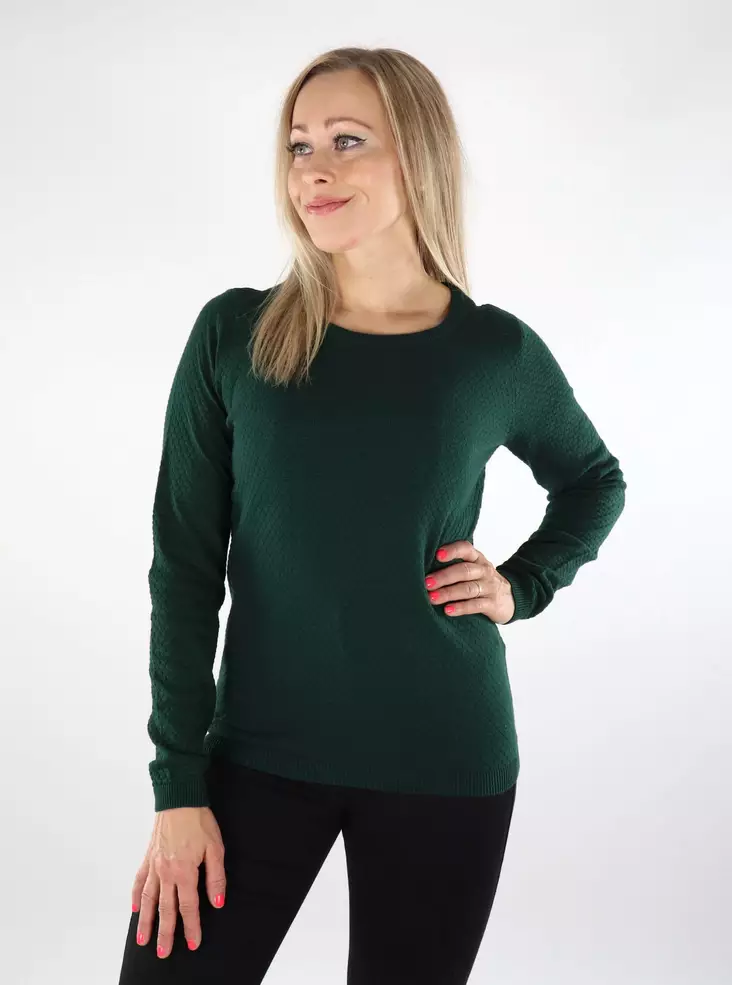Vero Moda women's sweater Care Structure pine grove - Women's knitwear - 136833 - 1