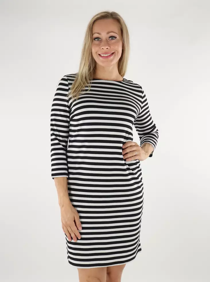 Vila Dress 3/4 black/snow white - Dresses and tunics - 136583 - 1