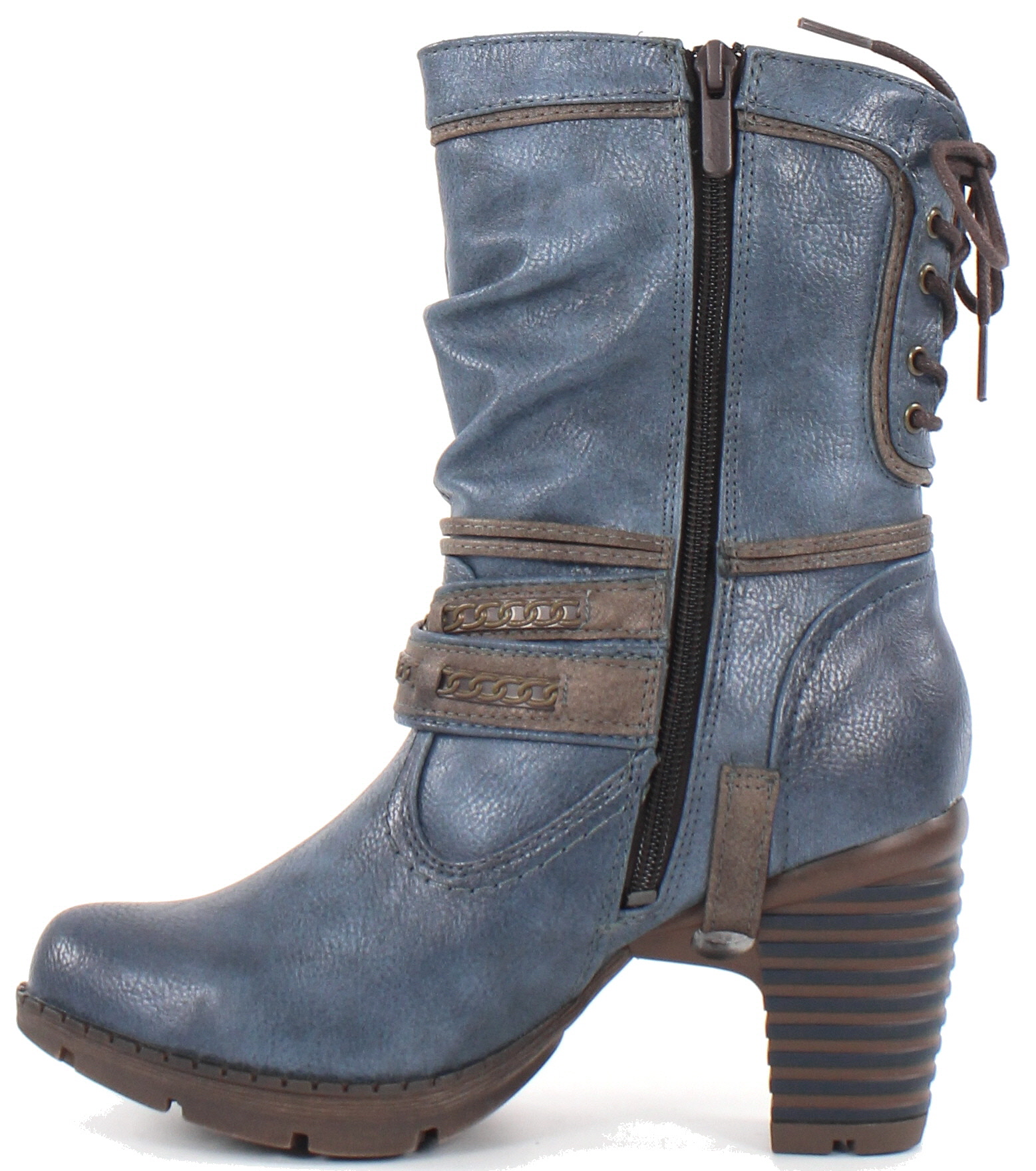 mustang cowboy biker boots