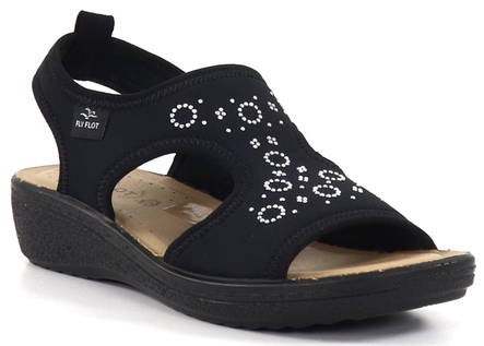 Fly Flot Sandals 5576-82 black - Women's work shoes - 133564 - 2
