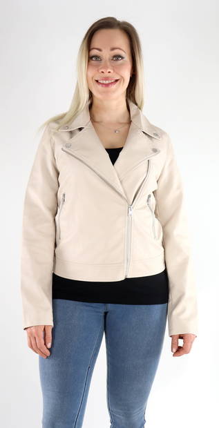 JJXX Jacket faux biker moonbeam - Women's leather- and pu-jackets - 130824 - 1
