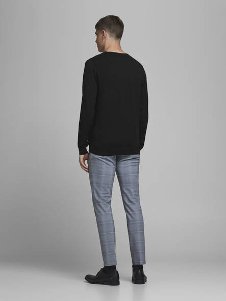 Jack&Jones Sweater Mark merino, black - Men's knitwear - 129924 - 2