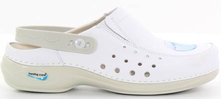 Nursing Care Machine Washable Sandals Leather, fish - Women's work shoes - 126974 - 2