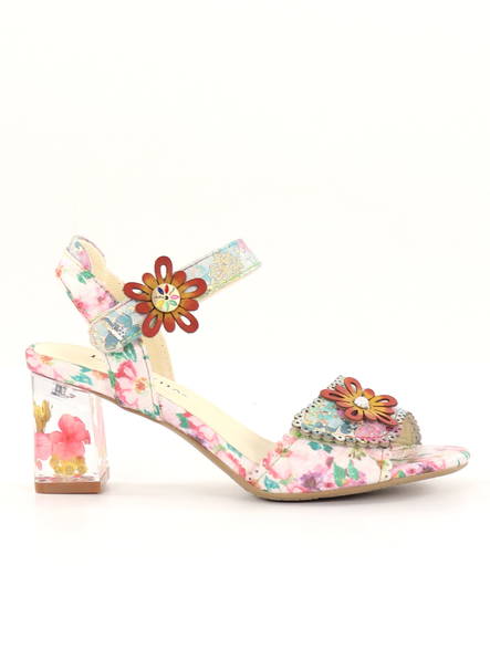 Laura Vita Sandals Lucieo 13 cerise - Women's sandals - 135264 - 1