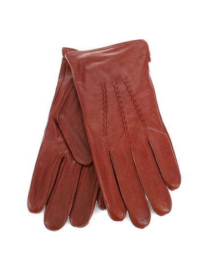 Migant NPG118 Men's Leather Gloves Cognac - Men's gloves, scarfs and caps - 134774 - 1