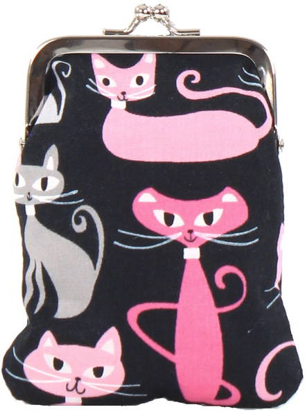 Nabo Purse K529 cat, pink - Wallets - 123534 - 1