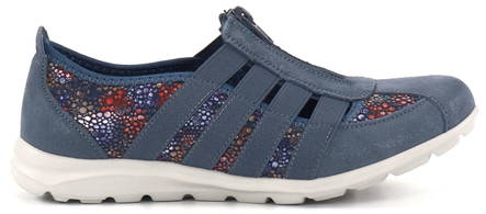 Natura Walking shoes Christine indigo floral - Women's walking shoes - 133464 - 1