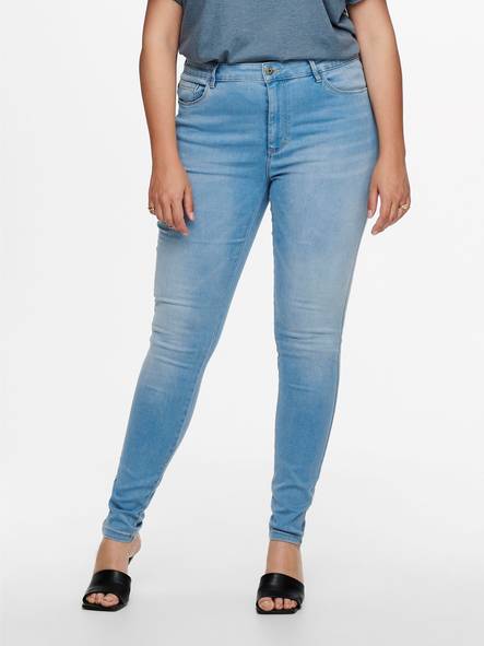 Only Carmakoma Jeans hw light blue - Women's jeans - 132774 - 2
