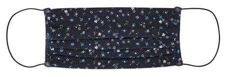 Only Fabric Mask Hope, dark blue/blue ditsy - Women's scarfs - 127874 - 1